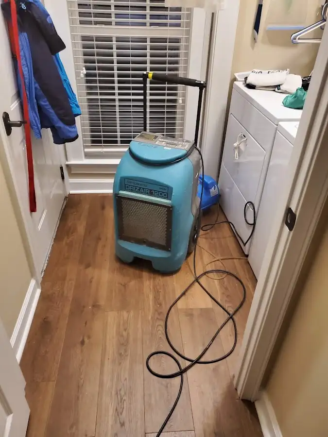Commercial dehumidifier deployed for Flood Damage Cleanup in Bemidji